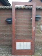 Buitendeur met rooster., Doe-het-zelf en Verbouw, Deuren en Horren, Ophalen, 80 tot 100 cm, 200 tot 215 cm, Hout
