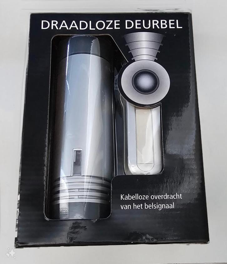 Draadloze deurbel met lichtsignalen, Huis en Inrichting, Deurbellen, Nieuw, Draadloos, Ophalen of Verzenden