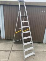 Alumexx huishoudtrap 8 treden, Doe-het-zelf en Verbouw, Ladders en Trappen, Ophalen, Nieuw, Opvouwbaar of Inschuifbaar, Alumexx