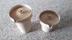 Tupperware melk- & suikerkan, Ophalen, Zo goed als nieuw, Crème, Beker of Kan
