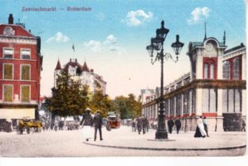 ROTTERDAM,- Zeevischmarkt. Volk-Tram-Paardenwagen.09-11 beschikbaar voor biedingen