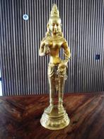 Nepalees bronzen beeld godin Tara 43 cm ., Antiek en Kunst, Ophalen
