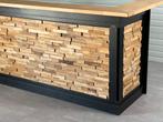 Houtstrips bar 250 cm / Bar toog / Bar / Mancave bar, Ophalen of Verzenden, Zo goed als nieuw