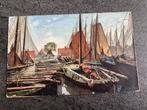 Marken.  Vissersboten, Verzamelen, Ansichtkaarten | Nederland, Verzenden, Voor 1920, Gelopen, Noord-Holland