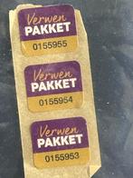 3x Zegel supermarkt, Ophalen