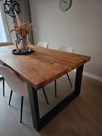 Mango houten eetkamertafel 200x100, Ophalen, 100 tot 150 cm, 200 cm of meer, Zo goed als nieuw