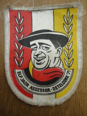 Origineel carnavals embleem, patch Oeteldonk 1971 beschikbaar voor biedingen