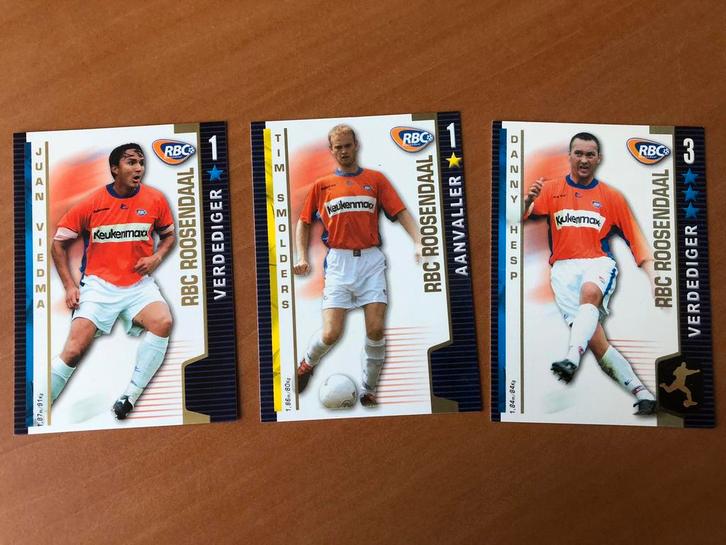 ALLSTARS TRADING CARD GAME Eredivisie seizoen 2004-2005 RBC, Hobby en Vrije tijd, Stickers en Plaatjes, Zo goed als nieuw, Meerdere plaatjes