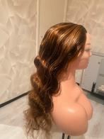 Ombré Human Hair Lace Wig 28 inch, Ophalen of Verzenden, Nieuw, Pruik of Haarverlenging