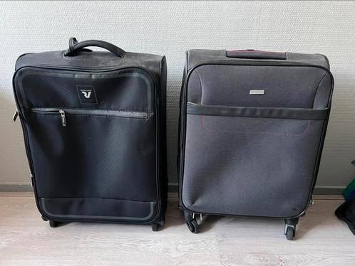 Handbagage reiskoffers / trolleys, Sieraden, Tassen en Uiterlijk, Koffers, Gebruikt, Zacht kunststof, 50 tot 60 cm, 35 tot 45 cm