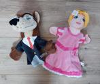 Efteling handpoppen, Wolf & Assepoester, Ophalen of Verzenden, Beeldje of Poppetje