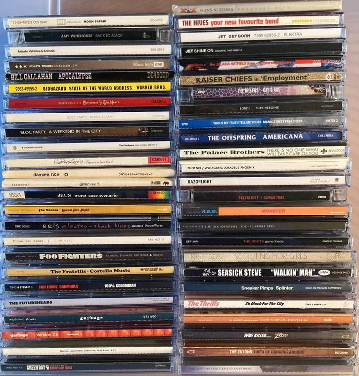 50x CD Indie Alternative Rock jet zutons hives green day air, Cd's en Dvd's, Cd's | Rock, Gebruikt, Alternative, Ophalen of Verzenden