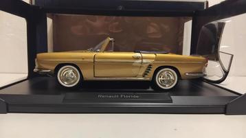 Renault Floride softtop goud 1959 Norev 1:18 KRD beschikbaar voor biedingen