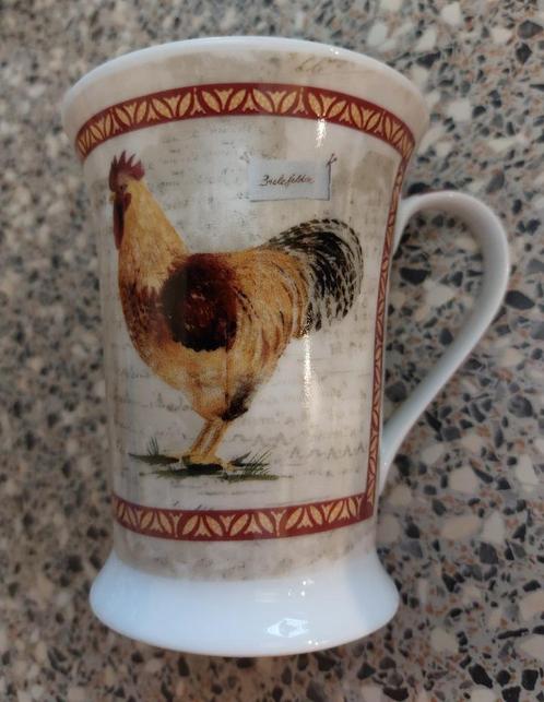 1 beker mok Pimpernel Haan Kip Rise & Shine met oor, Huis en Inrichting, Keuken | Servies, Zo goed als nieuw, Kop(pen) en/of Schotel(s)