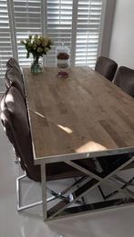 Eettafel + Salontafel richmond, Huis en Inrichting, Tafels | Eettafels, Ophalen, 100 tot 150 cm, 50 tot 100 cm, Zo goed als nieuw