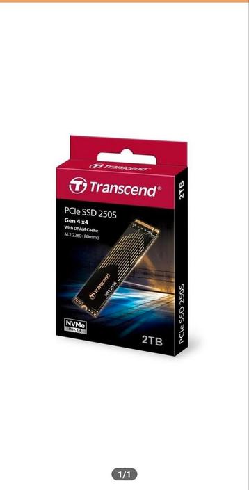 Transcend 2TB SSD M.2 PCIe Gen4 - Nieuw! beschikbaar voor biedingen