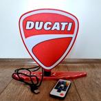 Ducati logo met ledverlichting, Ophalen of Verzenden, Nieuw, Reclamebord