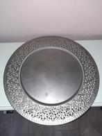 Leuk oud zilverenlook dienblad, Ophalen of Verzenden, Zo goed als nieuw, Vierkant, Hout