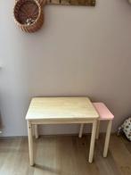 Kinderbureau Sklum roze hout uitklapbaar, Nieuw, Ophalen of Verzenden, Tafel(s)