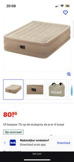 Intex Luchtbed Ultra Plush Queen (met reparatiesetje) airbed, Caravans en Kamperen, Verzenden, Zo goed als nieuw
