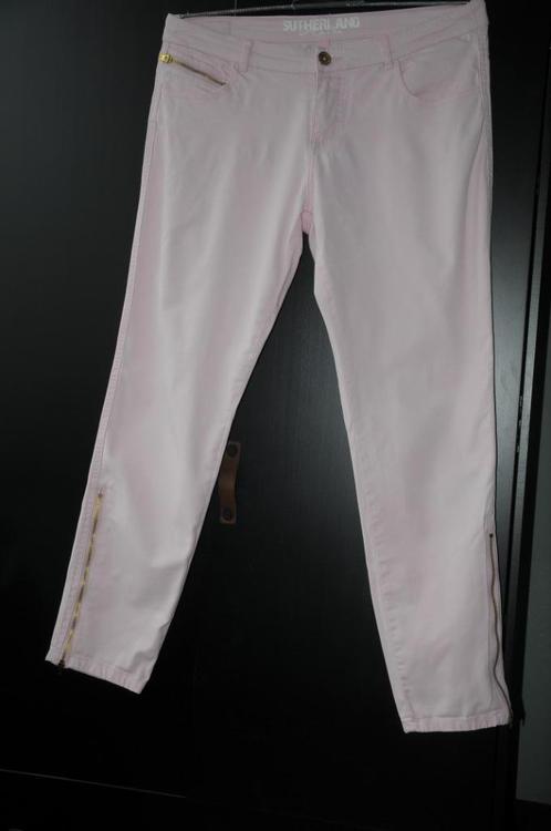 Leuke roze driekwart broek van Sutherland, maat XL!, Kleding | Dames, Broeken en Pantalons, Zo goed als nieuw, Maat 42/44 (L)