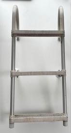 Aluminium Zwemtrap met Haak - 3 Treden - 86cm, Watersport en Boten, Ophalen, Gebruikt