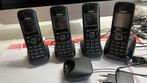 Gigaset AS690H - 4 Handsets, Ophalen of Verzenden, Gebruikt, 4 handsets of meer