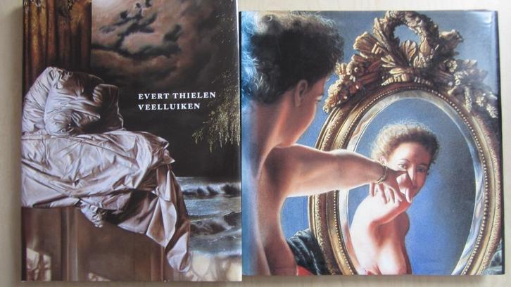 2 boeken Evert Thielen, Boeken, Kunst en Cultuur | Beeldend, Zo goed als nieuw, Schilder- en Tekenkunst, Ophalen of Verzenden