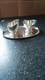 Verzilverd roomstel, Antiek en Kunst, Antiek | Goud en Zilver, Ophalen