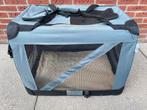 Vouwbare hondentransportbox/Bench Lassie L -Grijs 50 x70x52, Ophalen of Verzenden, Zo goed als nieuw