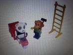 Fabuland Lego 3628 - Perry Panda & Chester Chimp, Ophalen of Verzenden, Zo goed als nieuw, Complete set, Lego