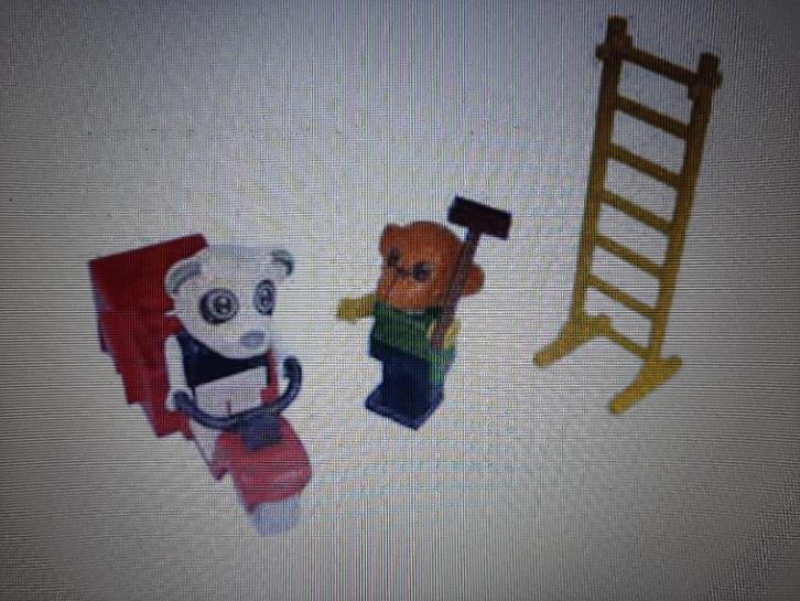 Fabuland Lego 3628 - Perry Panda & Chester Chimp, Kinderen en Baby's, Speelgoed | Duplo en Lego, Zo goed als nieuw, Lego, Complete set
