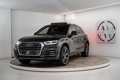 Audi Q5 2.0 TFSI Quattro 2x S-Line 252PK NL AUTO+NAP | Pano, Auto's, Audi, Bedrijf, Te koop, Q5, 4x4, ABS, Achteruitrijcamera