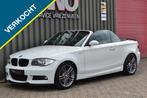 Bmw 1-serie Cabrio 125i High Executive M-Pakket Leer/Navi/Xe, Auto's, 1-Serie, Achterwielaandrijving, Gebruikt, Zwart