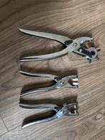 Set van 3 verschillende tangen, Ophalen of Verzenden, Gebruikt, Rvs of Chroom, Los bestek