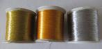 Mettalic Borduurgaren, goud en zilver, Ophalen, Zo goed als nieuw, Handborduren, Borduurgaren of Zijde