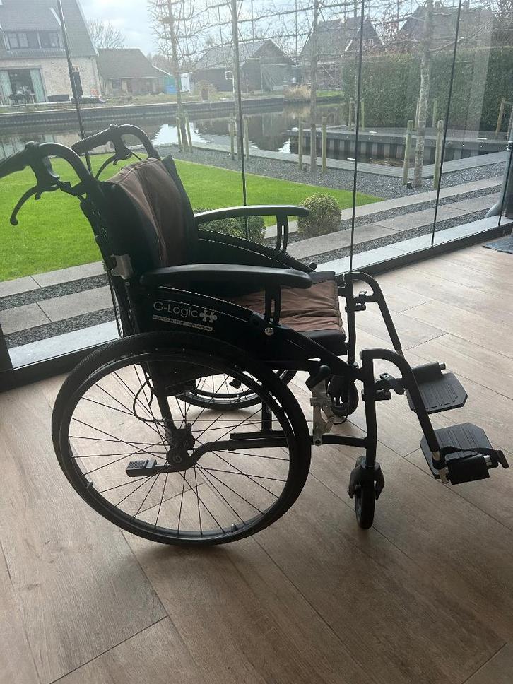 Rolstoel G-Logic, Diversen, Rolstoelen, Gebruikt, Duwrolstoel, Inklapbaar, Ophalen