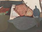 Wim Willem Oepts Saint Tropez offset prent jaren 50/60, Antiek en Kunst, Verzenden