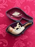 Meerschuim pijpje, circa 1900, paardje, Verzamelen, Verzenden, Gebruikt, (Water)pijp