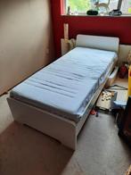 bed ikea, Ophalen, 90 cm, Eenpersoons, Wit