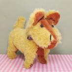 Vintage knuffel Terrier hond oud Jaren 50 60 figuur, Ophalen of Verzenden, Gebruikt, Hond