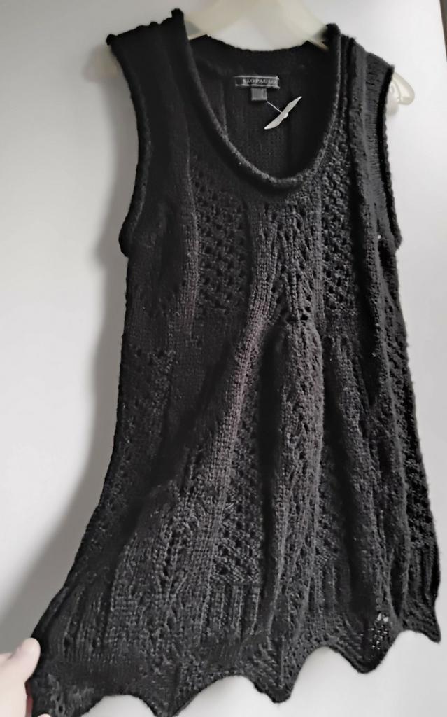 HelloGoodbye Nieuwe Sao Paolo Trui/tuniek wol mt 38/40/42, Kleding | Dames, Truien en Vesten, Nieuw, Maat 38/40 (M), Zwart, Ophalen of Verzenden