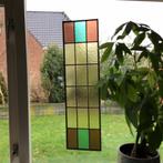 Zeer mooie glas in lood raamhanger, Antiek en Kunst, Antiek | Glas en Kristal, Ophalen of Verzenden