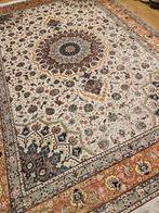 Vintage handgeknoopt perzisch tapijt tabriz 60raj 355x250, Huis en Inrichting, Stoffering | Tapijten en Kleden, Info@SlatsAntiek.nl