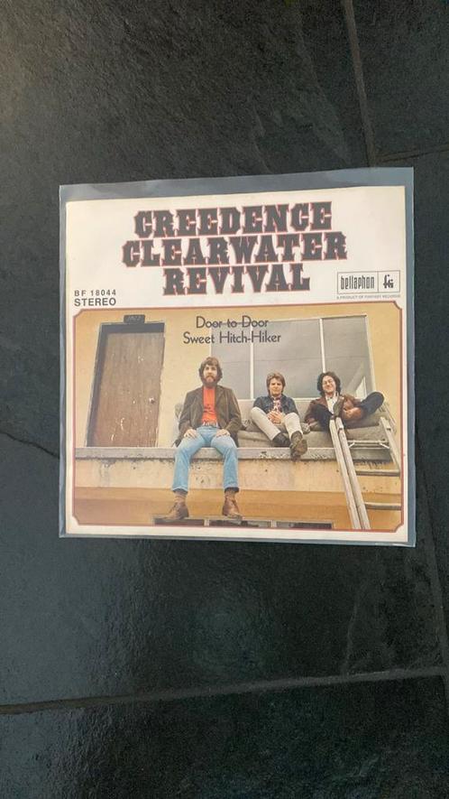 Creedence Clearwater Revival –Sweet Hitch-Hiker / Door To D), Cd's en Dvd's, Vinyl Singles, Gebruikt, Single, Rock en Metal, 7 inch
