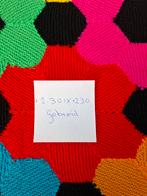 Vintage Gebreide Sprei / Deken, Huis en Inrichting, Ophalen, Gebruikt