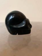 Obsidiaan schedel skull beschermt intuïtie inzicht powerful, Nieuw, Ophalen of Verzenden