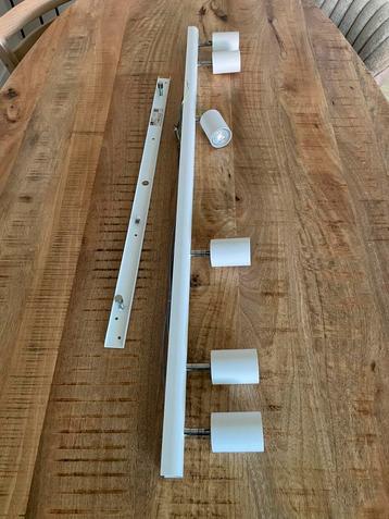 Rail systeem verlichting spot spotjes rails wit metaal beschikbaar voor biedingen