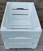 Houten veilingkist wit, Ophalen, Minder dan 50 cm, Gebruikt, 50 tot 100 cm