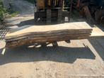 Eiken boomstamplanken meubelhout vensterbank hout, Doe-het-zelf en Verbouw, Hout en Planken, Eiken, Ophalen of Verzenden, Plank